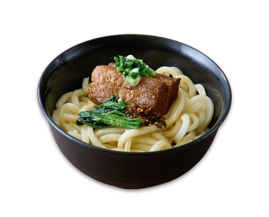 ぶっかけ角煮うどん（ピリ辛）